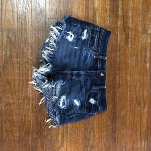 Denim shorts